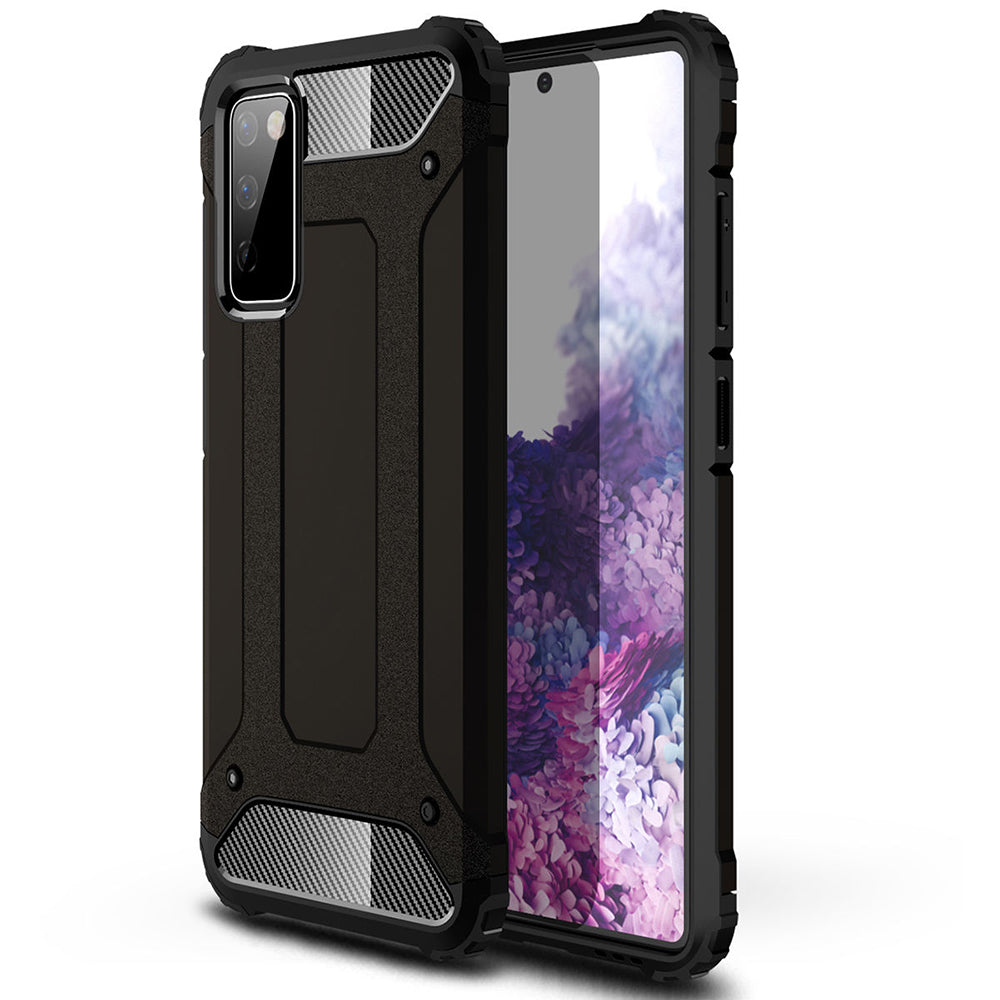 Coque pour Samsung Galaxy S20 FE 2022 G781 / S20 FE 5G G781 / S20 FE G780, Techsuit, Hybrid Armor, Noire