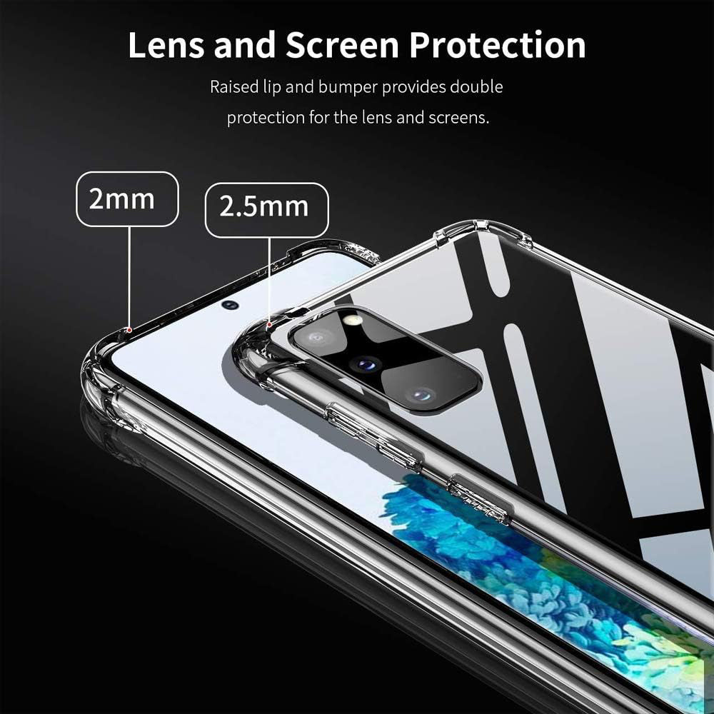 Coque pour Samsung Galaxy S20+ 5G G986 / S20+ G985, Techsuit, Anti-choc Claire, Transparente