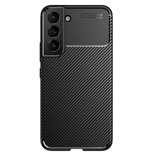 Coque pour Samsung Galaxy S21 5G G991, Techsuit, Fibre de carbone, Noire