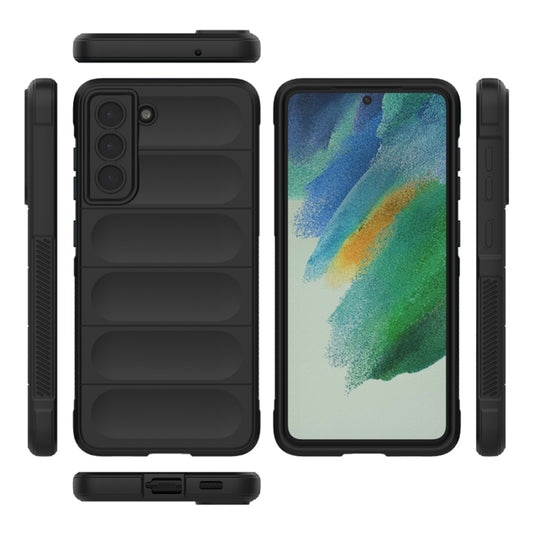 Coque pour Samsung Galaxy S21 FE 5G G990, Techsuit, Magic Shield, Noire