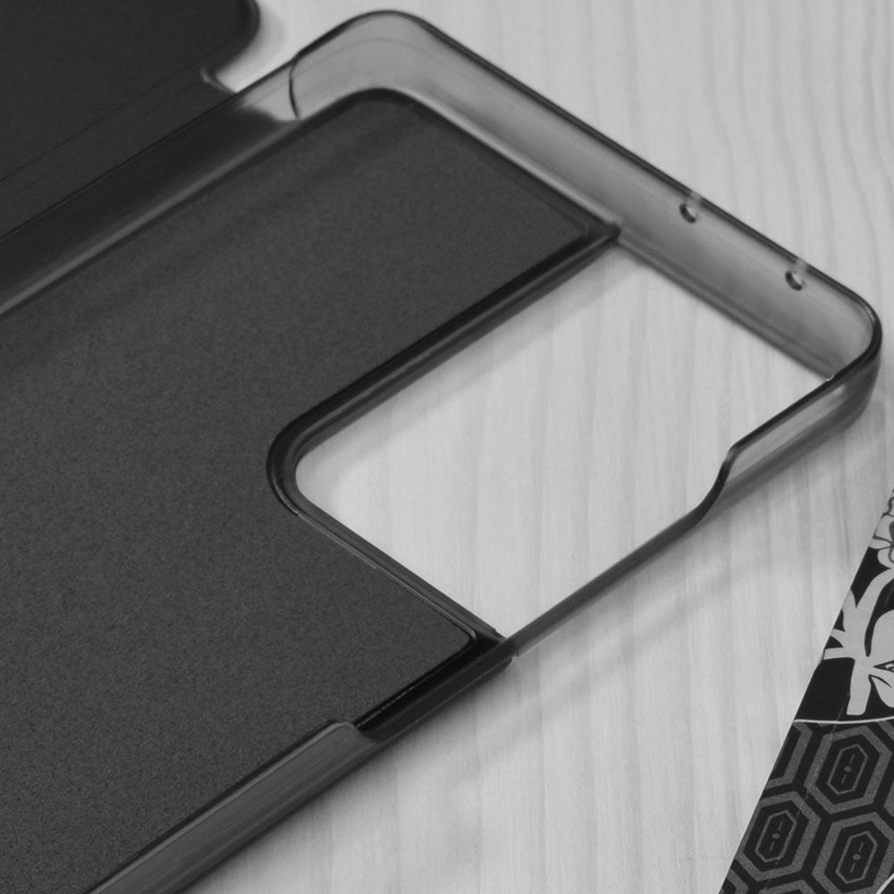 Coque pour Samsung Galaxy S21 Ultra 5G G998, Techsuit, eFold, Noire