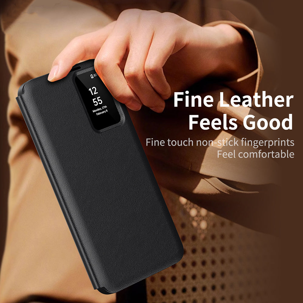 Coque pour Samsung Galaxy S22 5G S901, Techsuit, SmartView, Noire