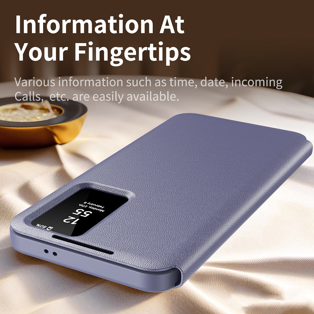 Coque pour Samsung Galaxy S22+ 5G S906, Techsuit, SmartView, Violet
