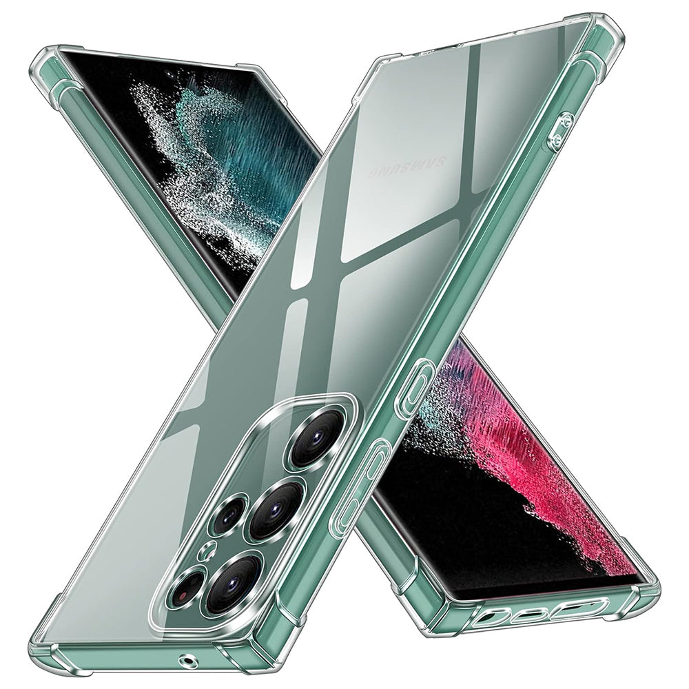 Coque pour Samsung Galaxy S22 Ultra 5G S908, Techsuit, Antichoc Claire, Transparente