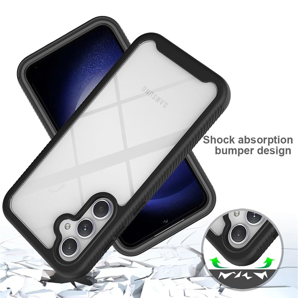 Coque pour Samsung Galaxy S23 FE S711, Techsuit, Defense360 Pro, Noire