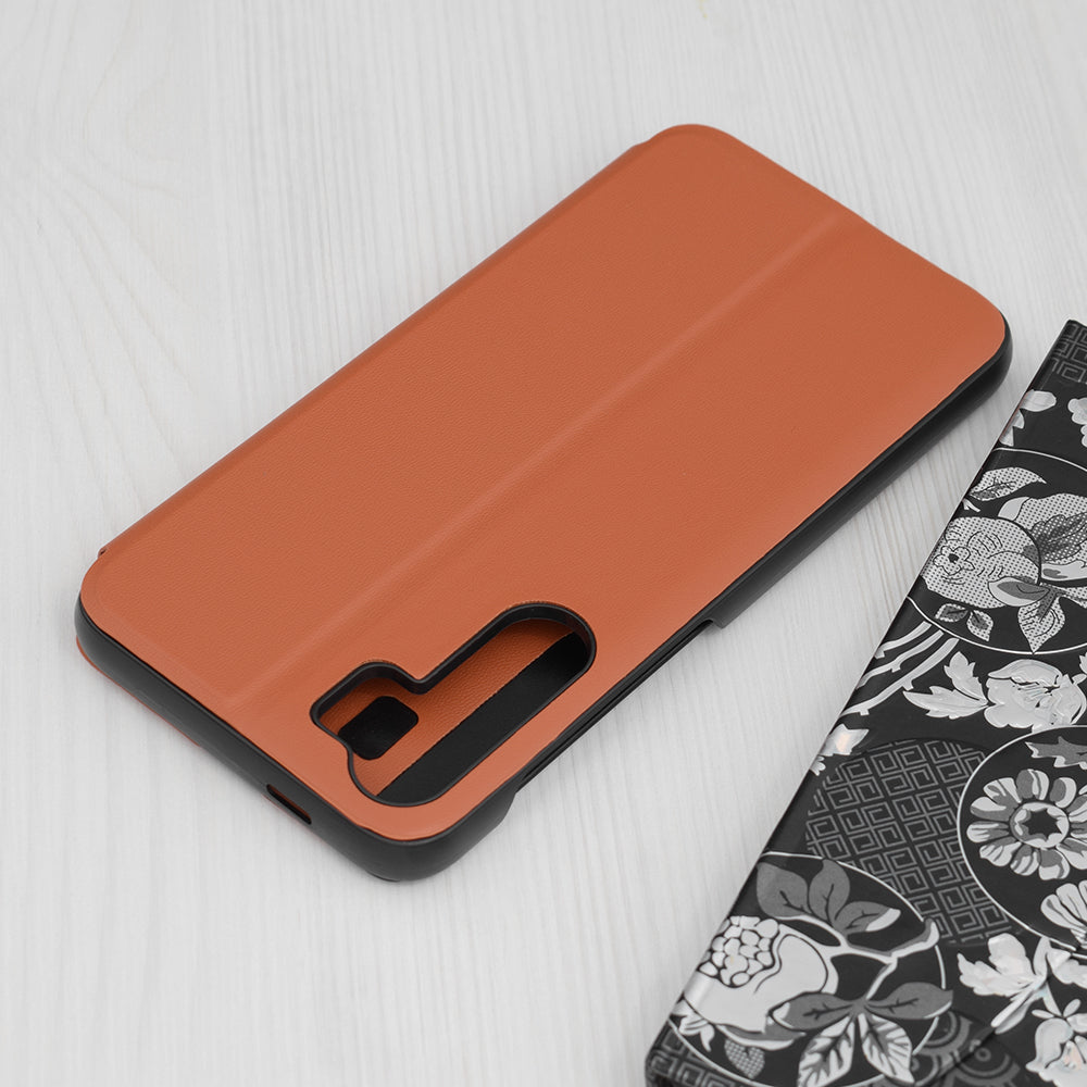 Étui pour Samsung Galaxy S23 FE S711, Techsuit, eFold, Orange