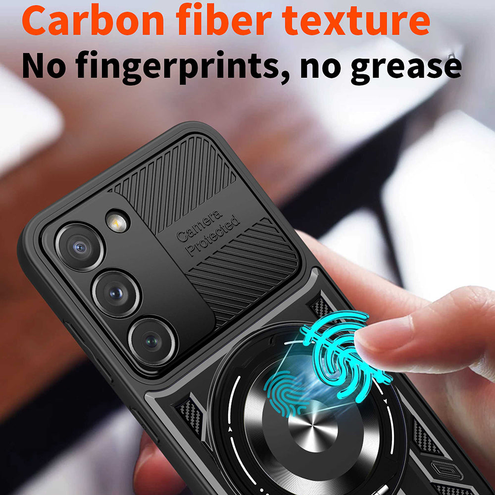 Coque pour Samsung Galaxy S23 S911, Techsuit, RuggedCam, Noire