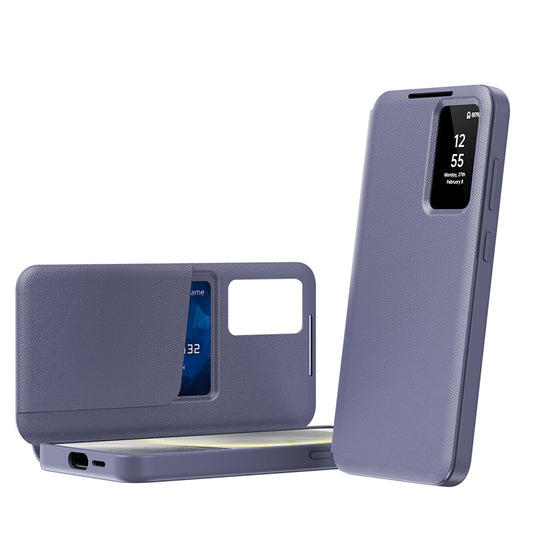 Coque pour Samsung Galaxy S23 Ultra S918, Techsuit, SmartView, Violet