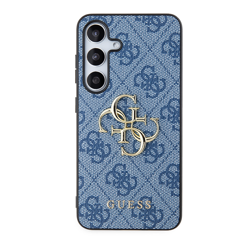 Étui pour Samsung Galaxy S24+ S926, Guess, 4G Big Logo, Bleu
