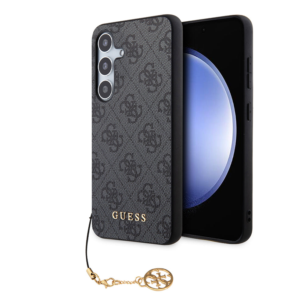 Étui pour Samsung Galaxy S24+ S926, Guess, 4G Charm, Noir