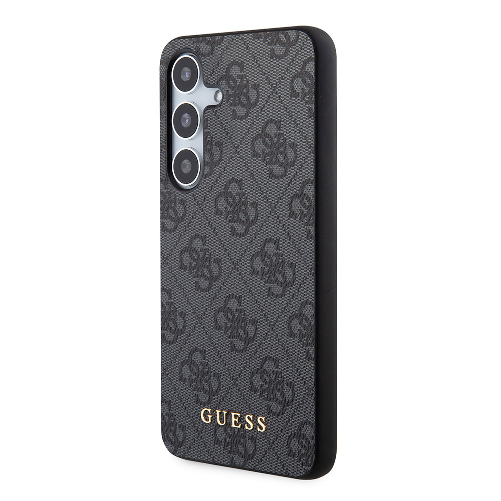 Étui pour Samsung Galaxy S24+ S926, Guess, Logo Or Métal 4G, Noir