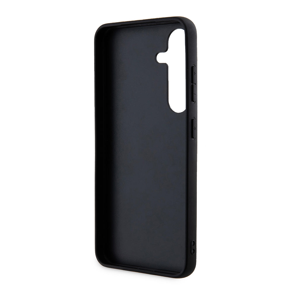 Étui pour Samsung Galaxy S24+ S926, Guess, Logo Or Métal 4G, Noir