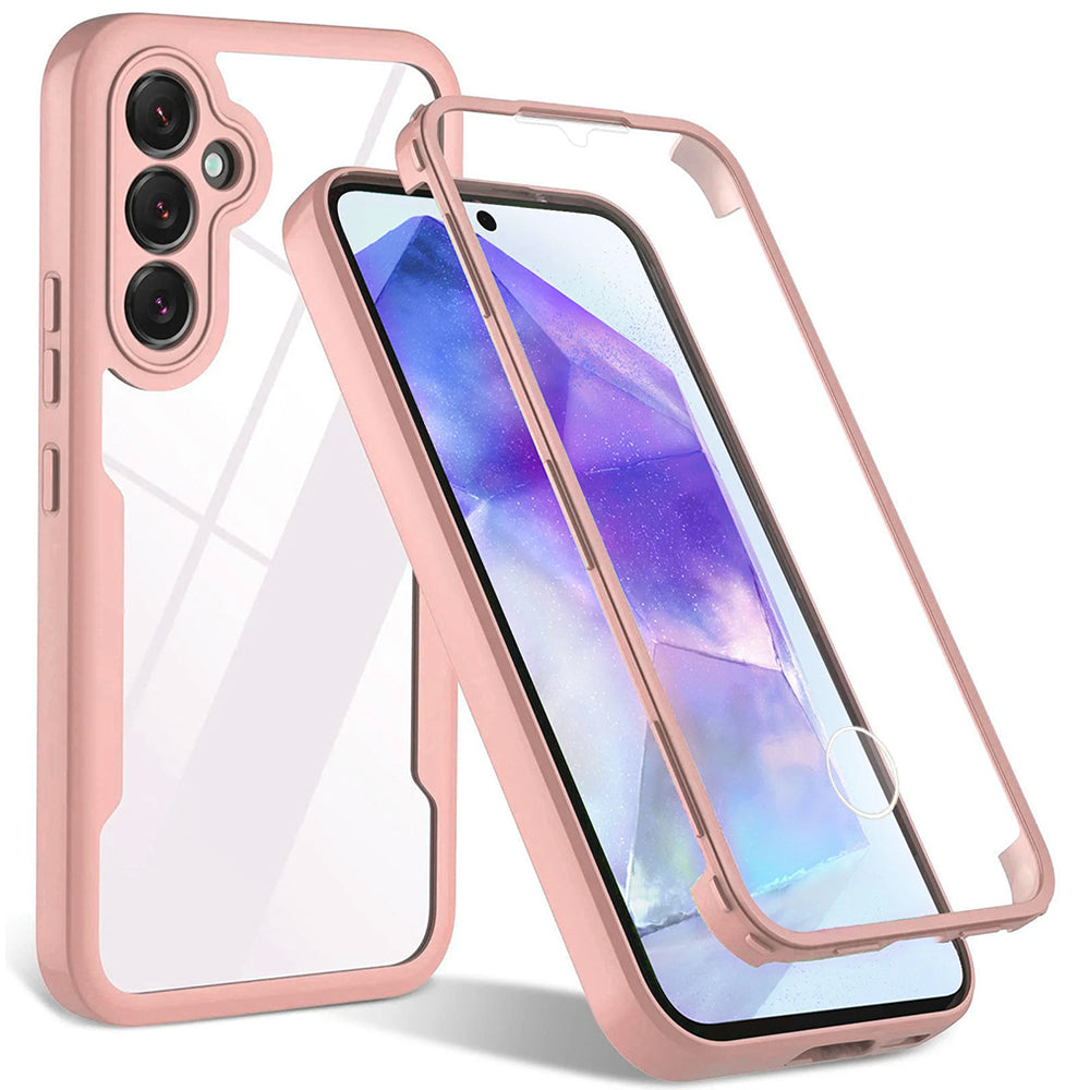 Coque pour Samsung Galaxy S24+ S926, Techsuit, ColorVerse 360, Rose