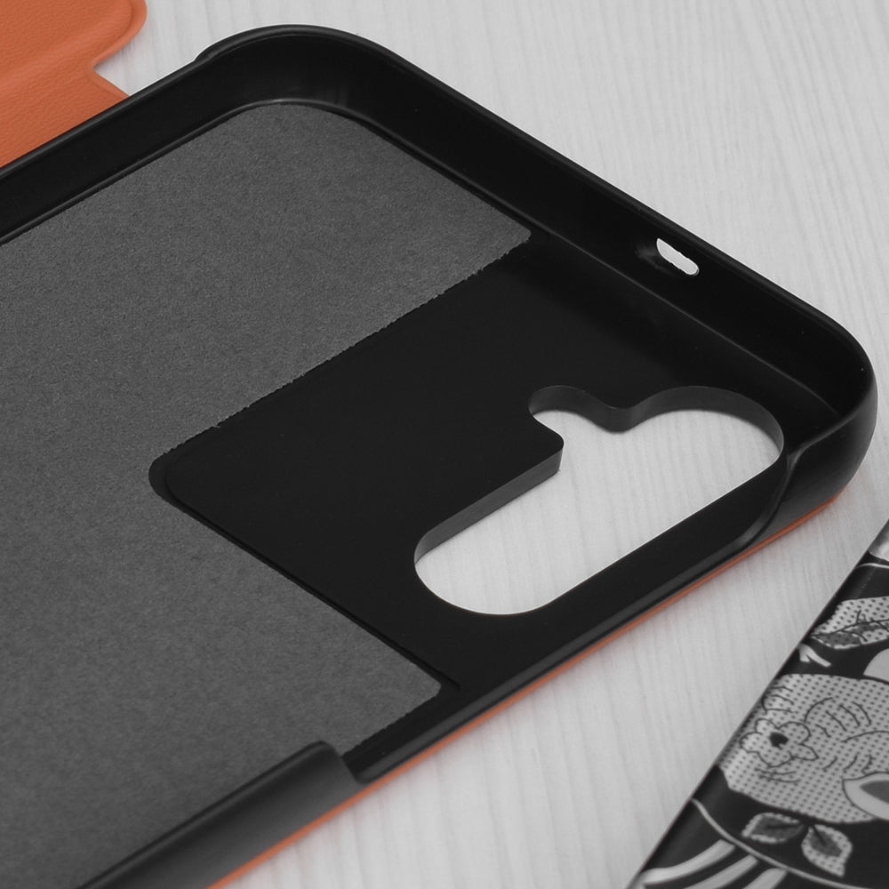 Coque pour Samsung Galaxy S24+ S926, Techsuit, eFold, Orange
