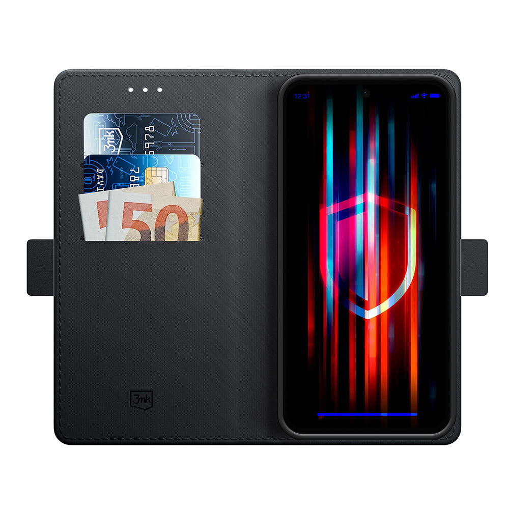 Case for Samsung Galaxy S24 S921, 3MK, Wallet, Black