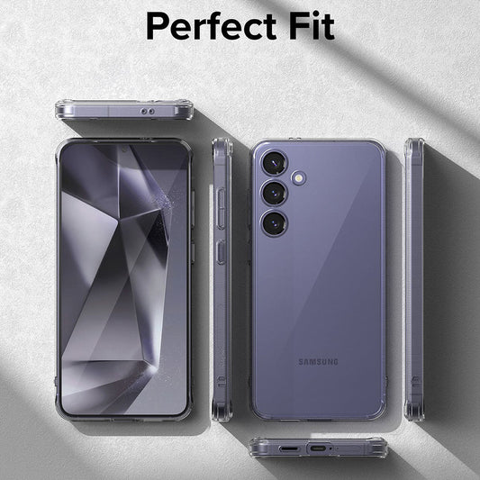 Coque pour Samsung Galaxy S24 S921, Ringke, Fusion, Transparente