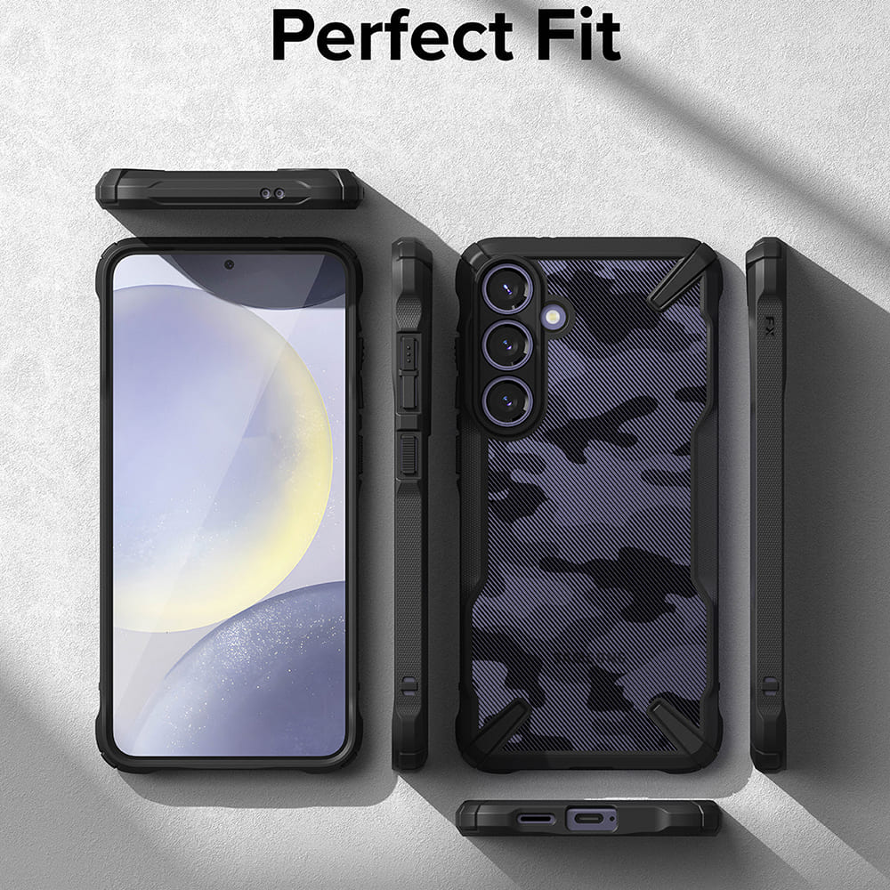 Étui pour Samsung Galaxy S24 S921, Ringke, Fusion X, Noir