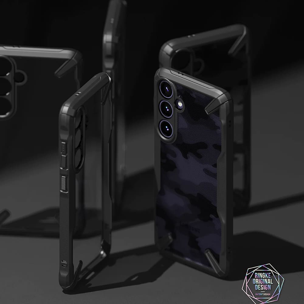 Étui pour Samsung Galaxy S24 S921, Ringke, Fusion X, Noir