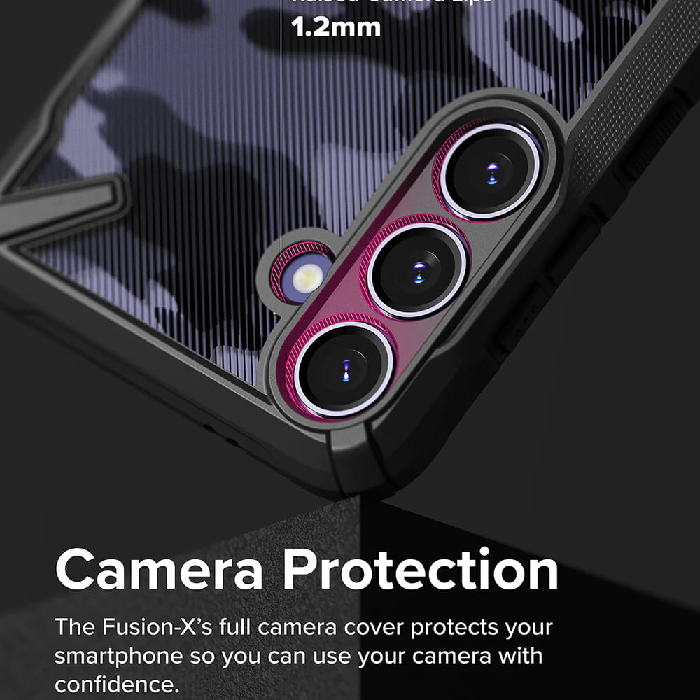 Étui pour Samsung Galaxy S24 S921, Ringke, Fusion X, Noir