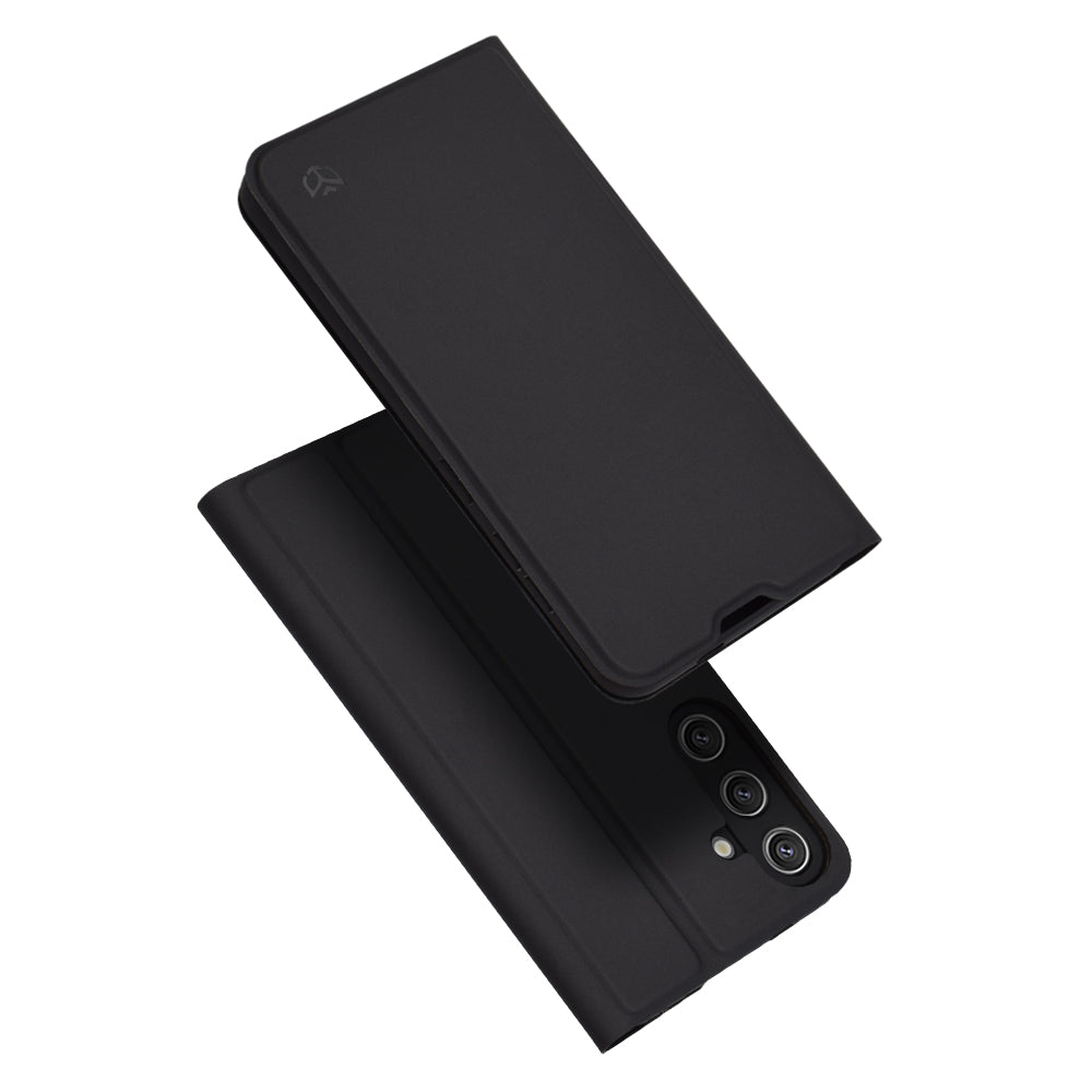 Coque pour Samsung Galaxy S24 S921, Techsuit, Magskin Book, Noire
