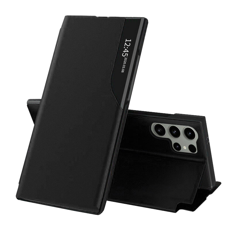 Coque pour Samsung Galaxy S24 Ultra S928, Techsuit, eFold, Noire