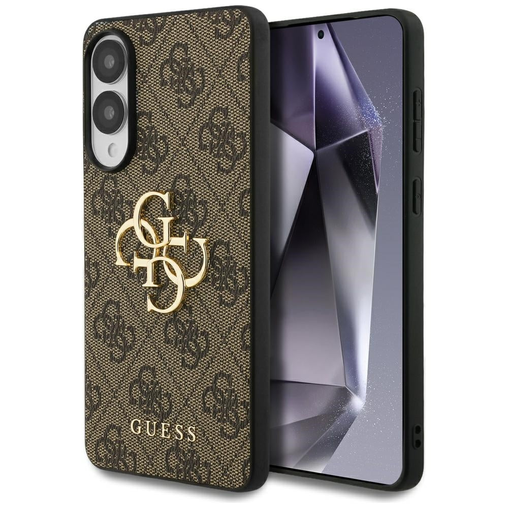 Étui pour Samsung Galaxy S25 Edge S937, Guess, Big 4G Logo Classic, Marron