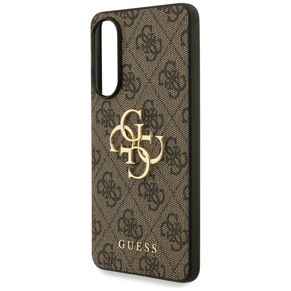 Étui pour Samsung Galaxy S25 Edge S937, Guess, Big 4G Logo Classic, Marron