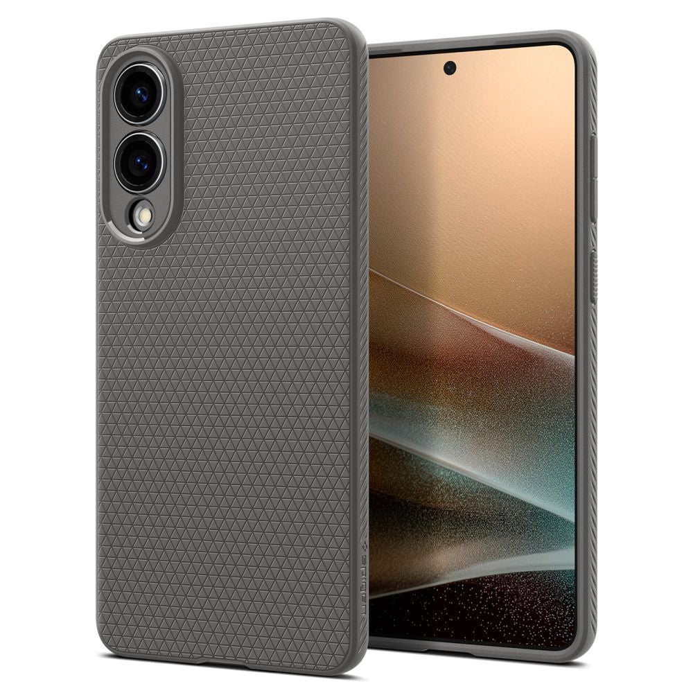 Étui pour Samsung Galaxy S25 Edge S937, Spigen, Liquid Air, Gris