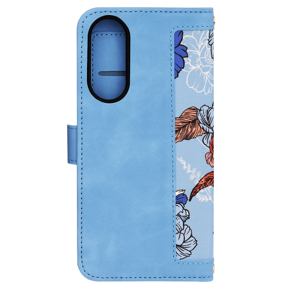 Coque pour Samsung Galaxy S25 Edge S937, Techsuit, FlipCraft, Bleu