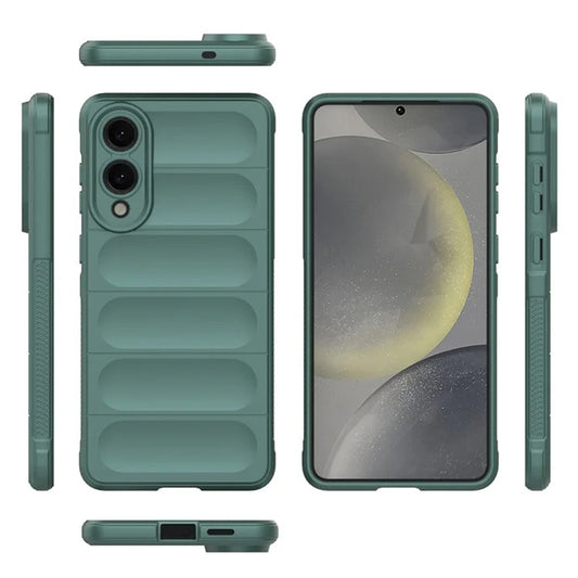 Coque pour Samsung Galaxy S25 Edge S937, Techsuit, Magic Shield, Noire