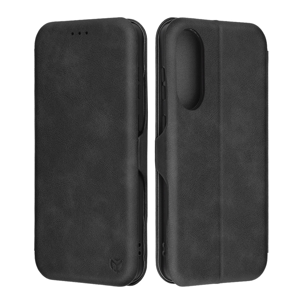 Coque pour Samsung Galaxy S25 Edge S937, Techsuit, Safe Wallet Plus, Noire
