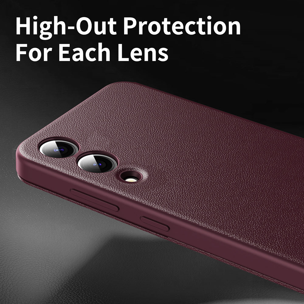 Coque pour Samsung Galaxy S25 Edge S937, Techsuit, SmartView, Rouge