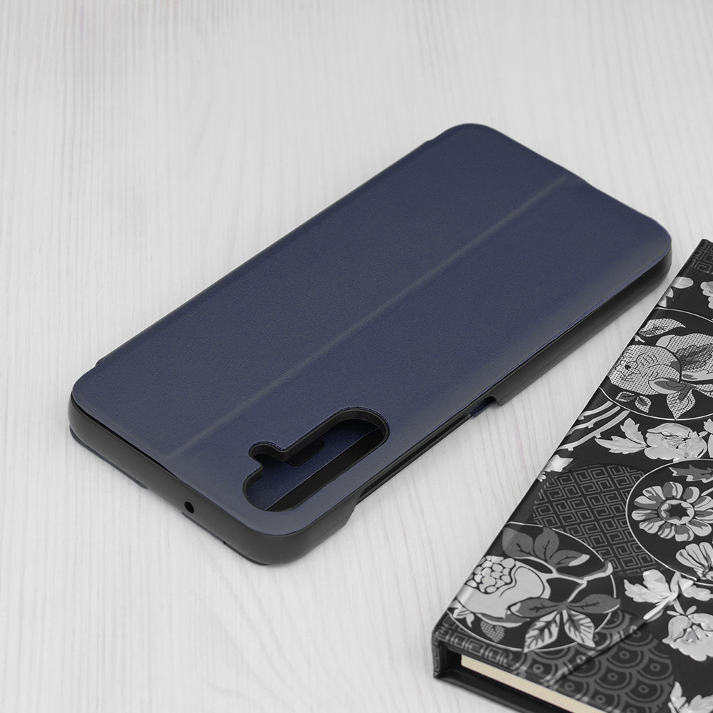 Case for Samsung Galaxy S25 FE, Techsuit, eFold, Dark Blue