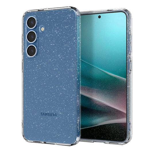 Étui pour Samsung Galaxy S25+ S936, Spigen, Liquid Crystal Glitter, Transparent