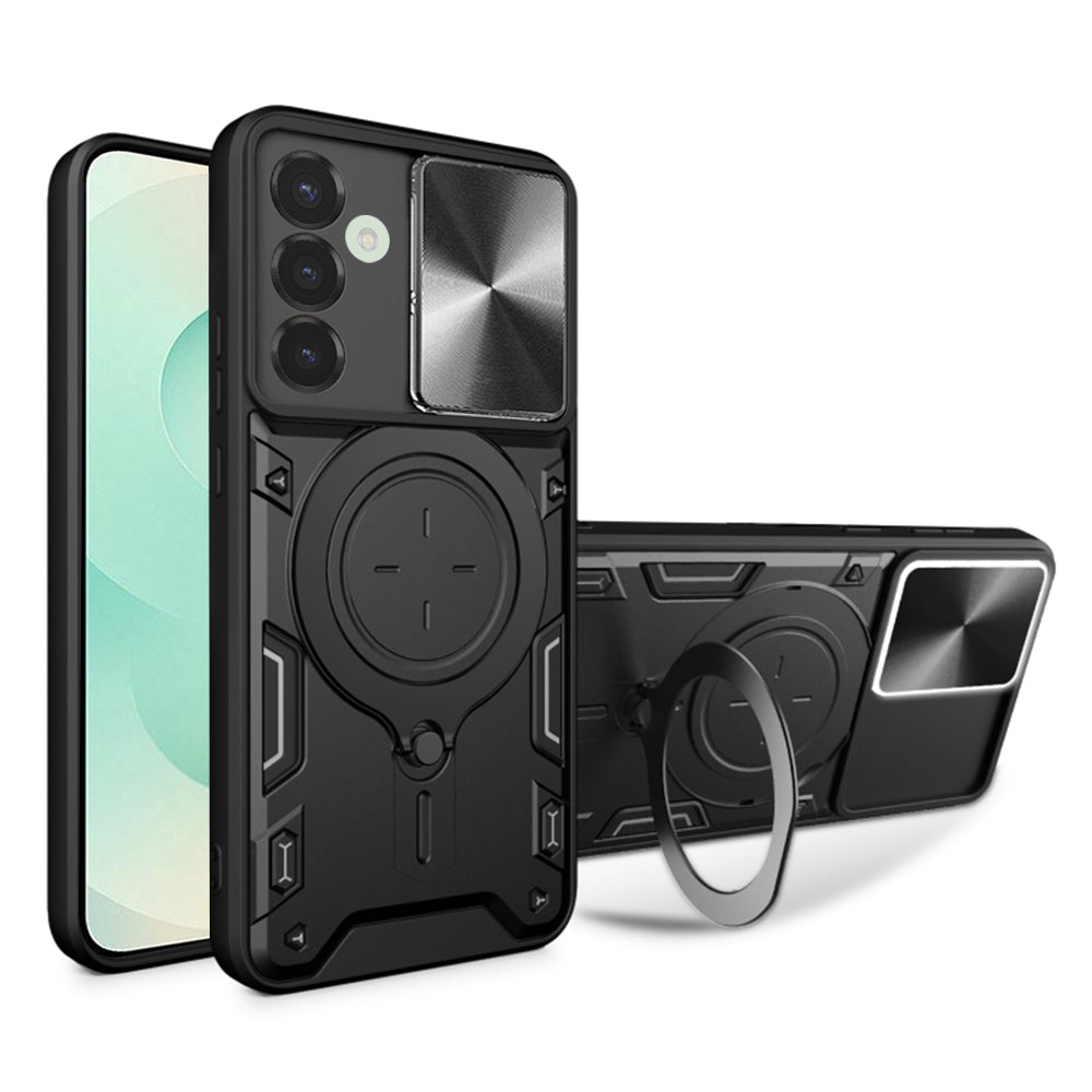 Coque pour Samsung Galaxy S25+ S936, Techsuit, CamGuard Pro, Noire