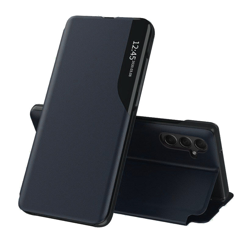 Coque pour Samsung Galaxy S25+ S936, Techsuit, eFold, Bleu Foncé