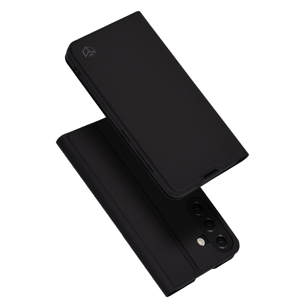 Coque pour Samsung Galaxy S25+ S936, Techsuit, Magskin Book, Noire