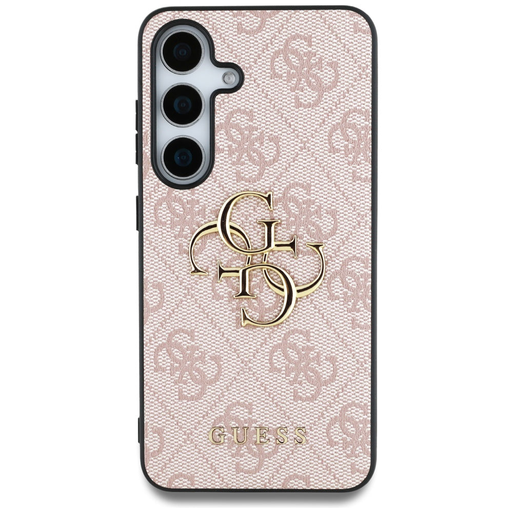 Étui pour Samsung Galaxy S25 S931, Guess, 4G Big Logo, Rose