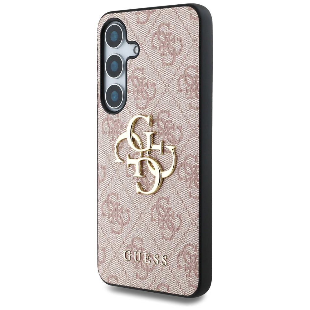 Étui pour Samsung Galaxy S25 S931, Guess, 4G Big Logo, Rose