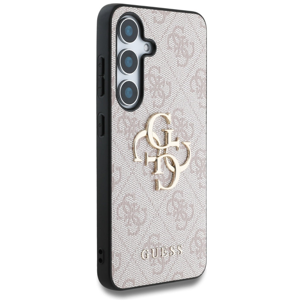 Étui pour Samsung Galaxy S25 S931, Guess, 4G Big Logo, Rose