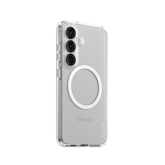 Case for Samsung Galaxy S25 S931, PanzerGlass, Urban Combat Care, White Transparent