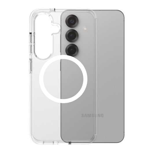 Case for Samsung Galaxy S25 S931, PanzerGlass, Urban Combat Care, White Transparent