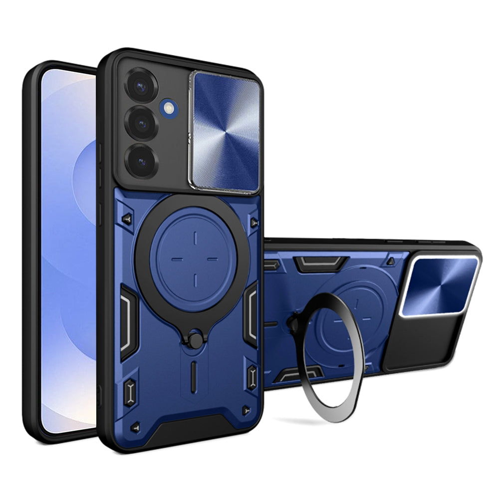Coque pour Samsung Galaxy S25 S931, Techsuit, CamGuard Pro, Bleue