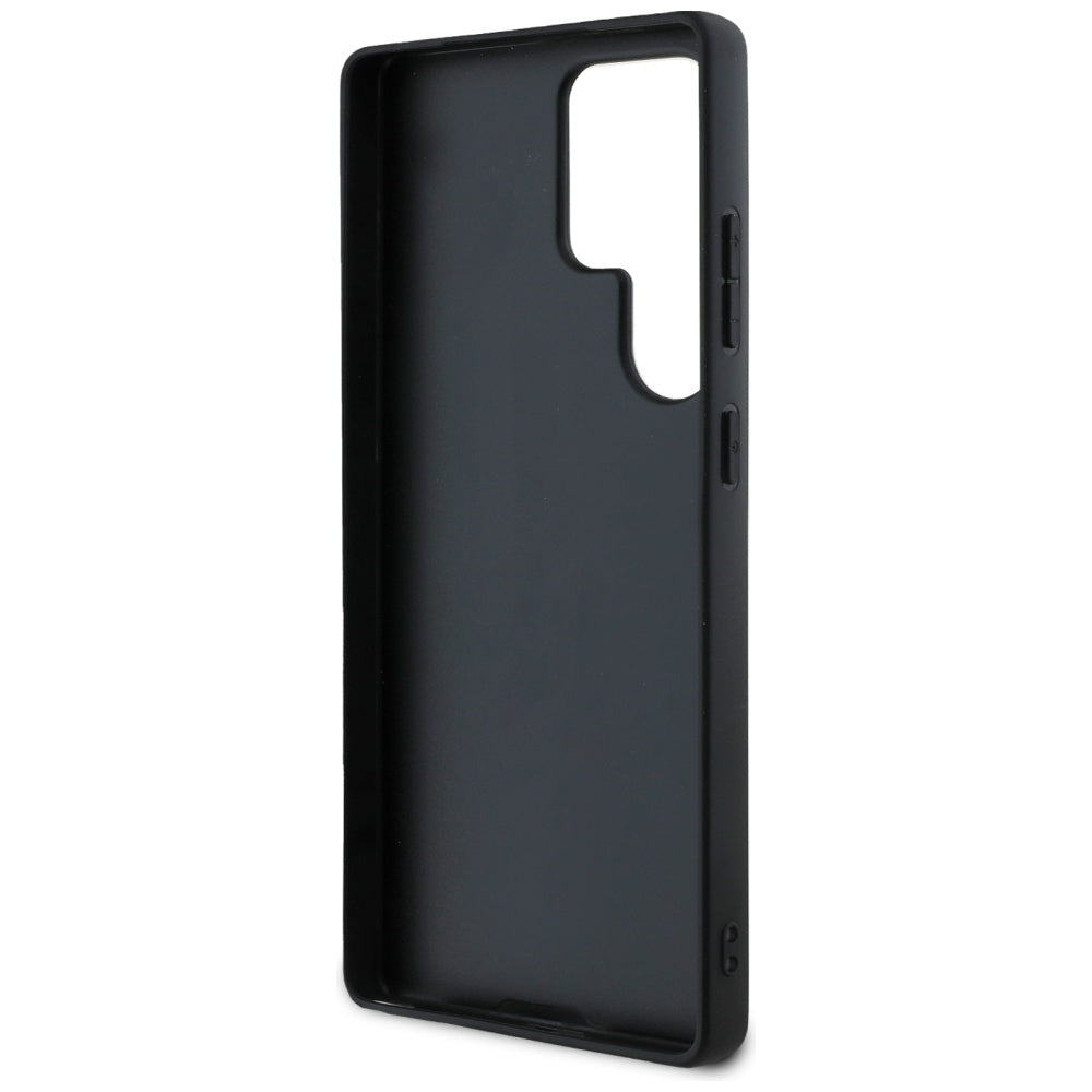 Étui pour Samsung Galaxy S25 Ultra S938, Karl Lagerfeld, Monogramme Tête de Choupette, Noir