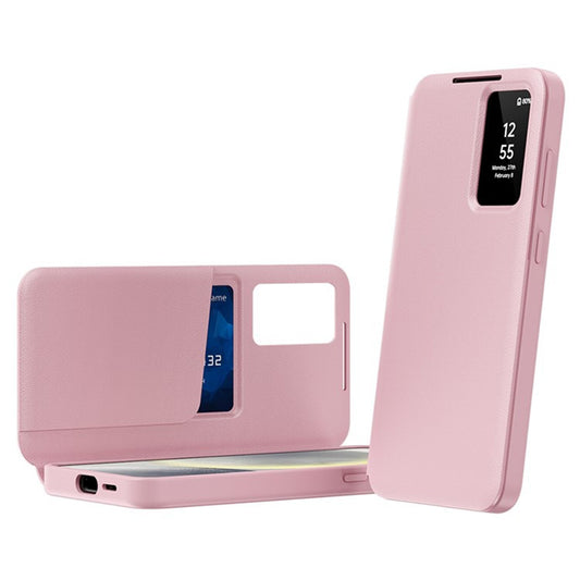 Coque pour Samsung Galaxy S25 Ultra S938, Techsuit, SmartView, Rose