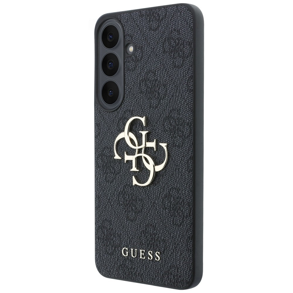 Coque pour Samsung Galaxy S26 FE S741, Guess, Logo Métal 4G, Noire