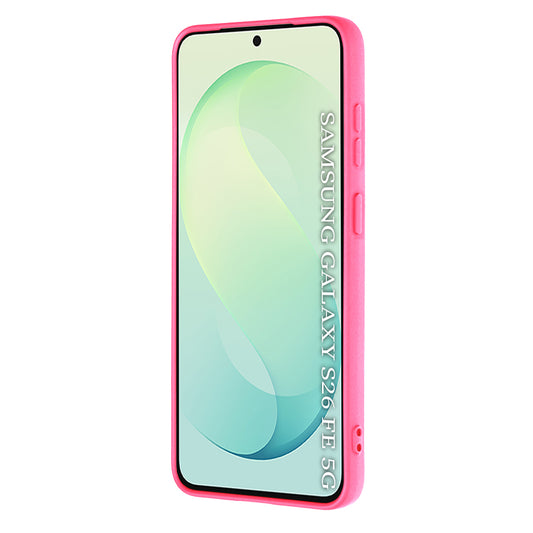 Coque pour Samsung Galaxy S26 FE S741 / S25 FE, Techsuit, SoftFlex, rose foncé