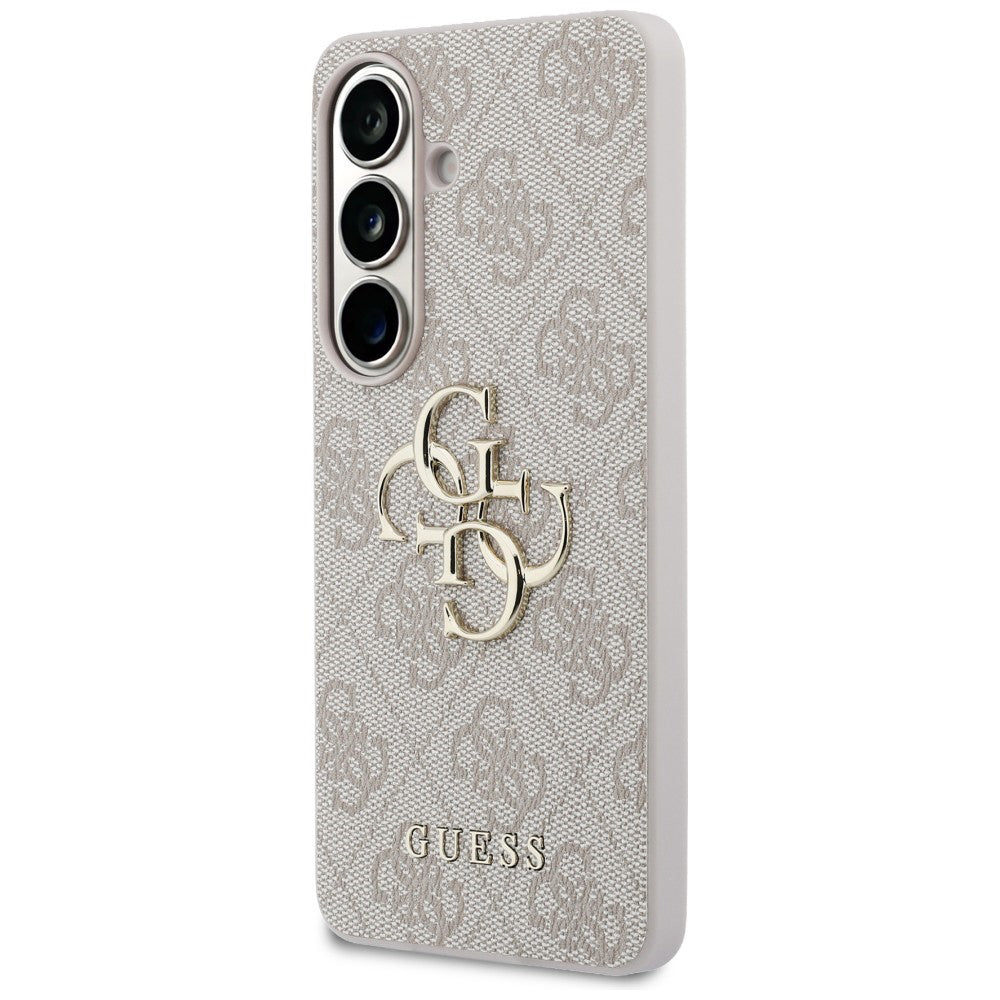 Étui pour Samsung Galaxy S26 S942, Guess, 4G Big Logo, Rose.