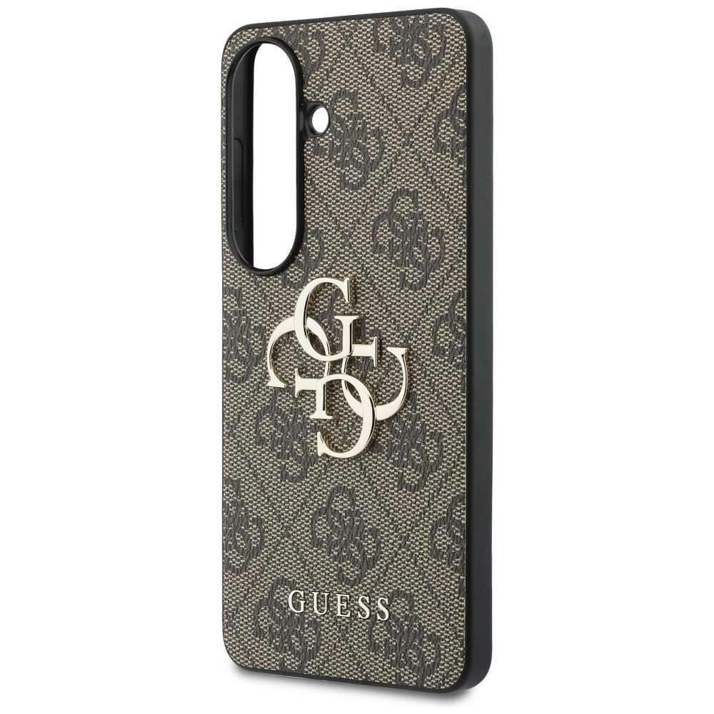 Étui pour Samsung Galaxy S26 Plus S947, Guess, 4G Big Logo, Marron