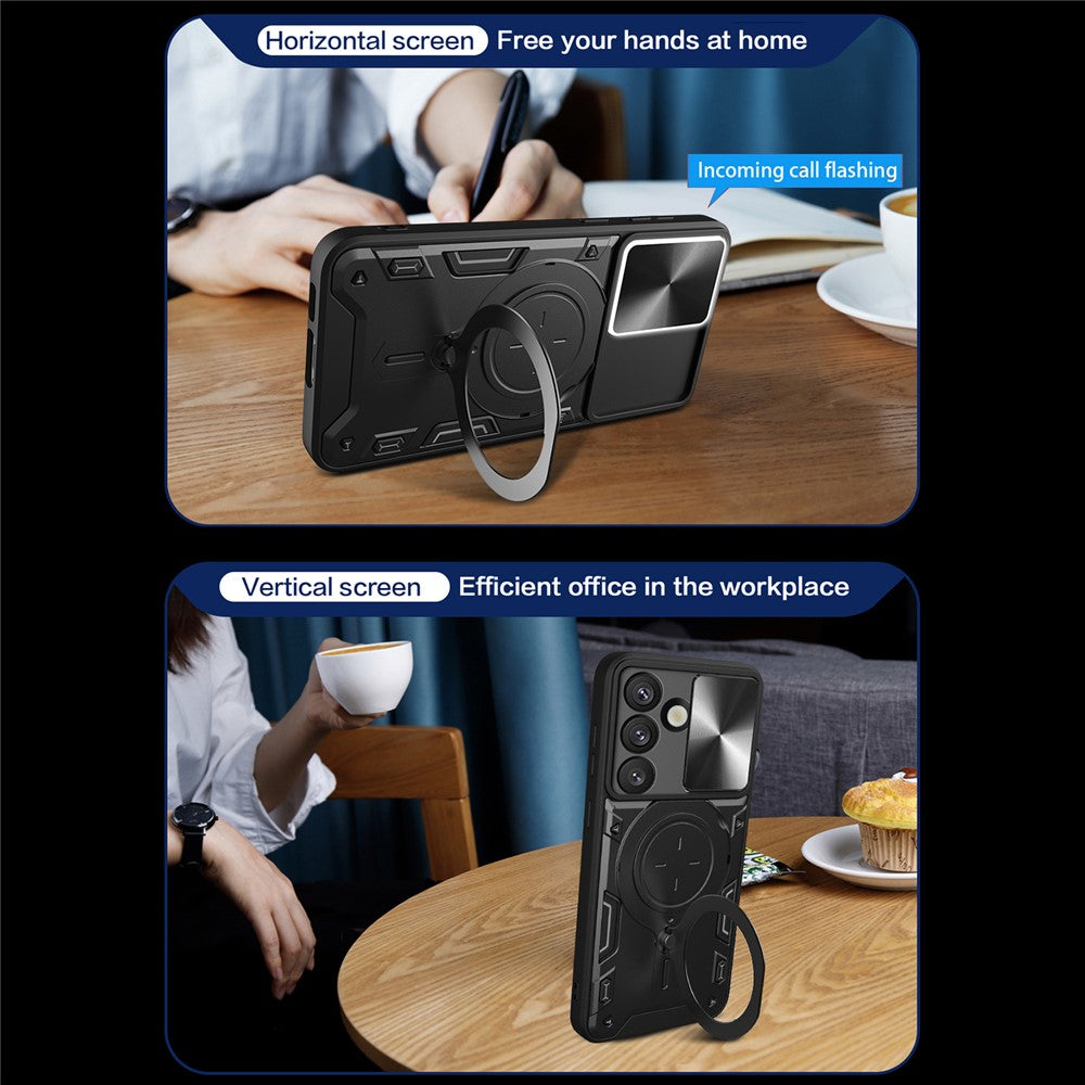 Étui pour Samsung Galaxy S26 Plus, Techsuit, CamGuard Pro, Violet